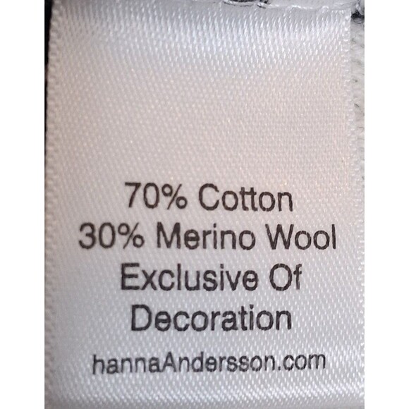 Hanna Andersson Knit Winter Sweater Dress Christmas Size 80 18-24 Months - Picture 9 of 10